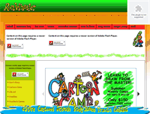 Tablet Screenshot of cartoonworks.com